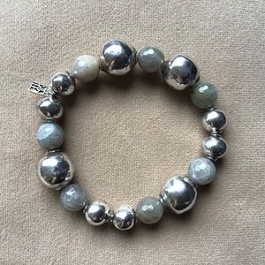 Grace & Heart Sterling Silver Bracelet 7” New